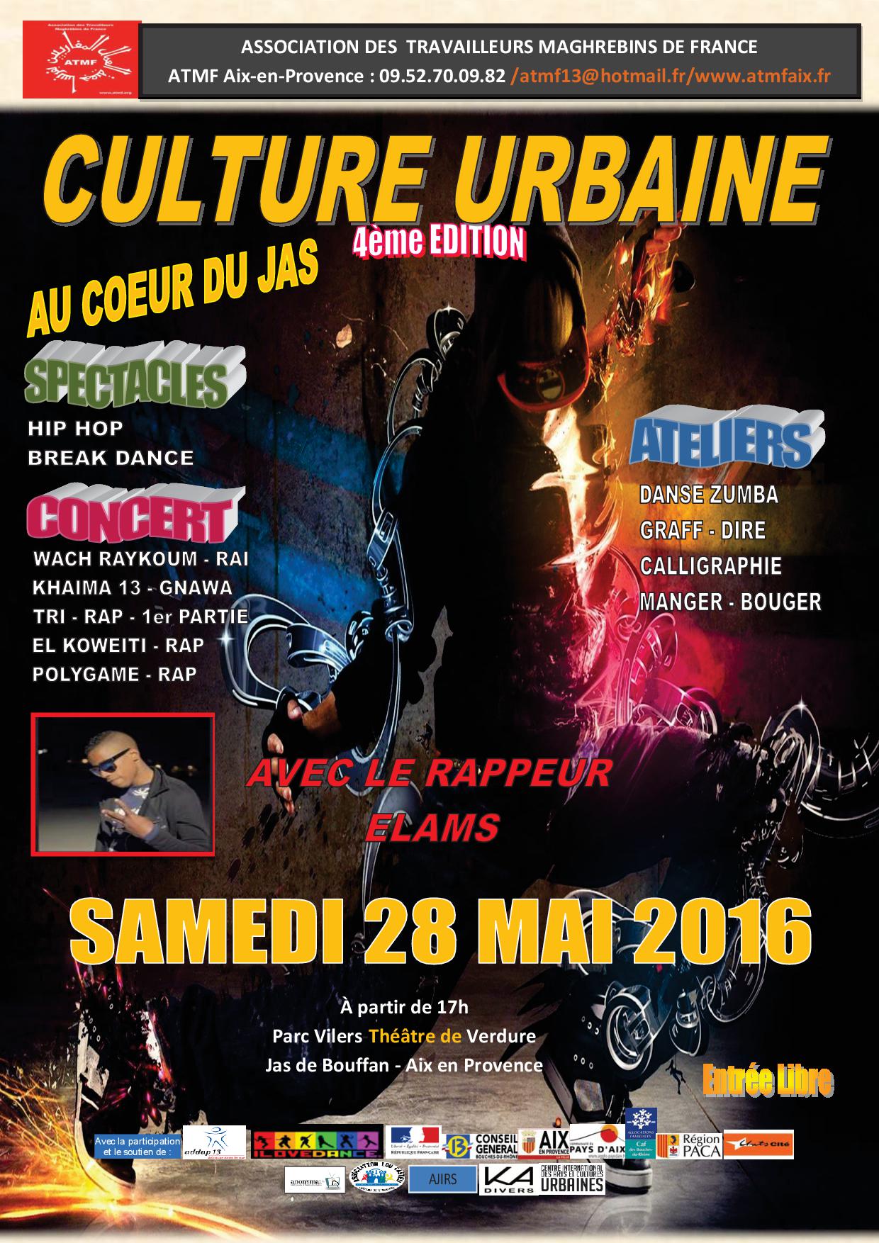 Affiche Culture Urbaine 2016