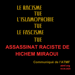 Assassinat raciste de Hichem Miraoui