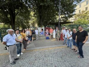Rassemblement à la mémoire de nos camarades Saïd Bouziri et Tarek Ben Hiba.
